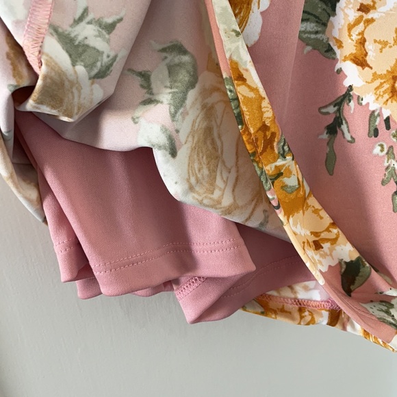 NWT pink floral strappy dress - Picture 4 of 6